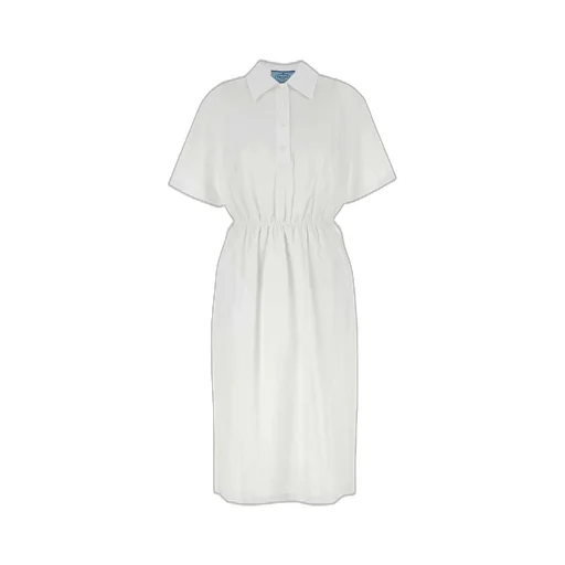 Prada Drawstring Shirt Dress