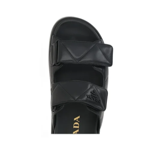 Prada Quilted Slip-On Sandals