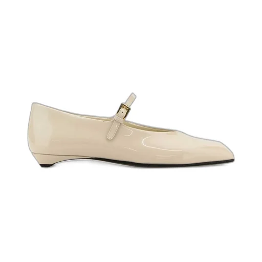 Prada Square-Toe Ballet Flats