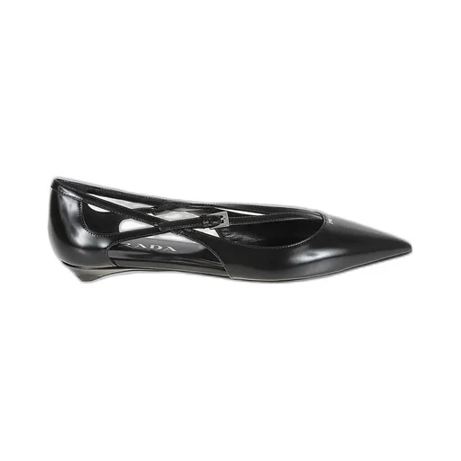Prada Pointed-Toe Ballet Flats