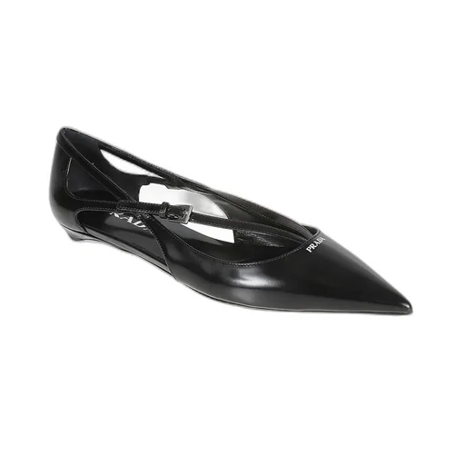 Prada Pointed-Toe Ballet Flats