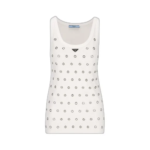 Prada Cut-Out Detailed Sleeveless Top