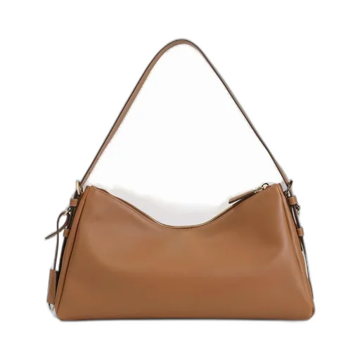 Prada Triangle-Logo Zipped Shoulder Bag