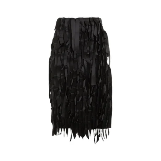 Prada Fringe-Detailed Skirt