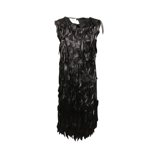 Prada Fringed Detailed Sleeveless Mini Dress