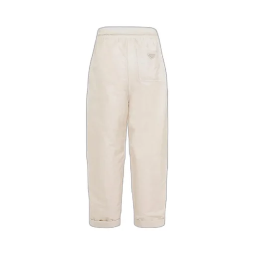 Prada Triangle-Logo Elasticated Waistband Trousers