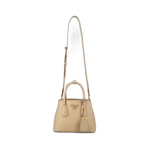 Prada Logo Detailed Top Handle Tote Bag