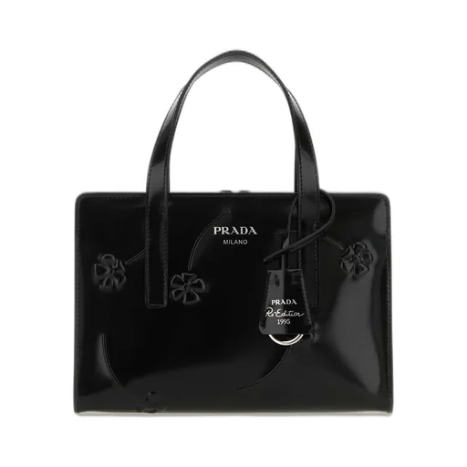 Prada Logo-Printed Zipped Tote Bag