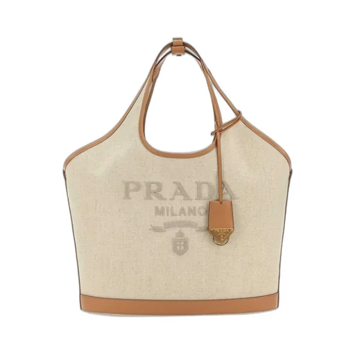 Prada Logo-Detailed Large Top Handle Bag