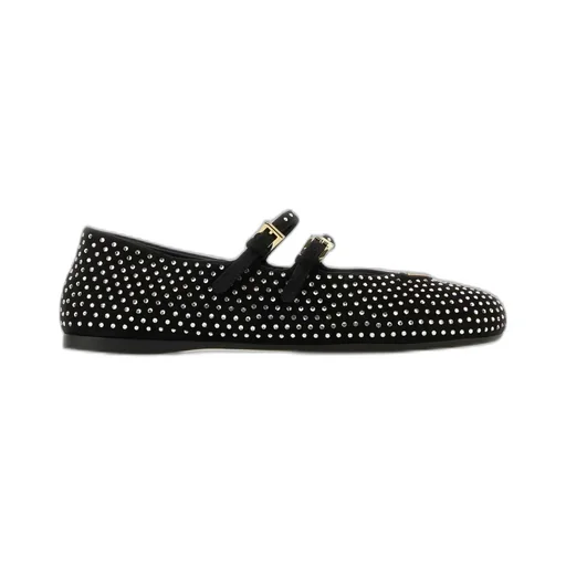 Prada Embellished Buckle Fastened Ballerina Shoes
