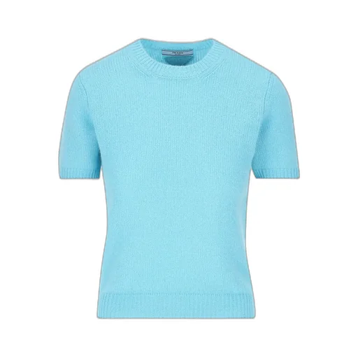 Prada Short-Sleeved Knitted Top
