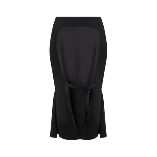 Prada High-Waist Belted Skirt