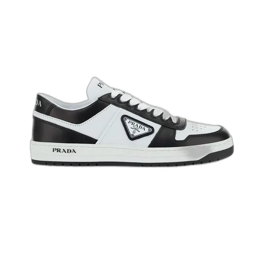 Prada Logo Plaque Low-Top Sneakers