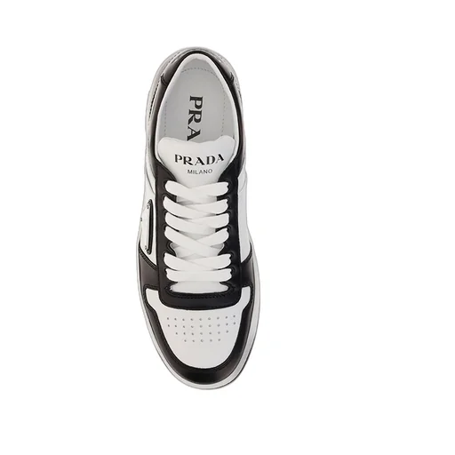 Prada Logo Plaque Low-Top Sneakers