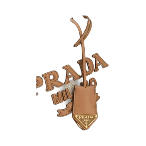 Prada Logo-Appliqué Large Top Handle Bag