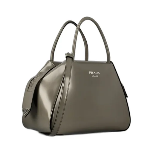 Prada Logo-Embossed Small Tote Bag