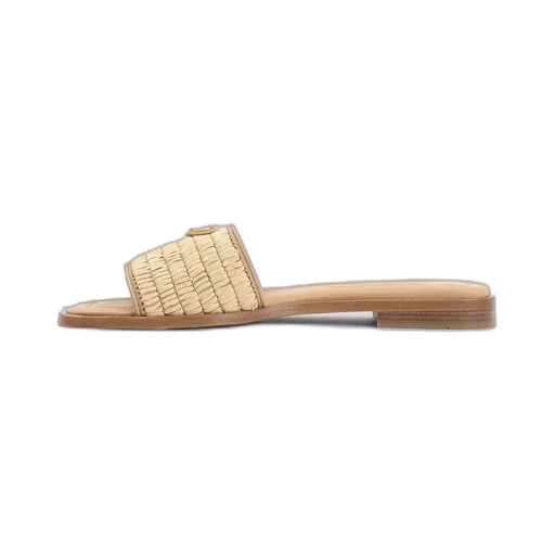 Prada Logo Plaque Square Toe Sandals