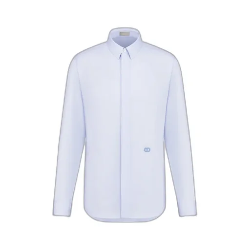Shirt With Cd Icon Embroidery