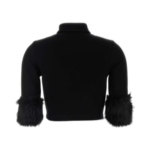 Prada Zipped Cropped Sweatshirt