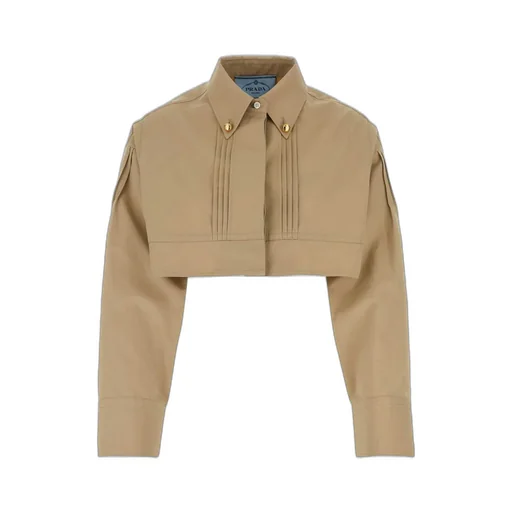 Prada Pleated Cropped Jacket