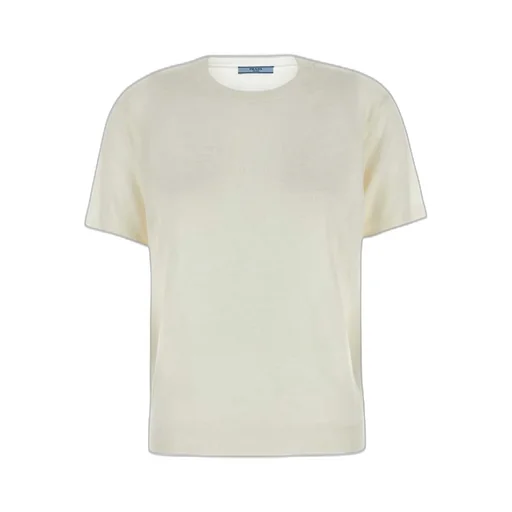 Prada Logo-Jacquard Short-Sleeved Jumper