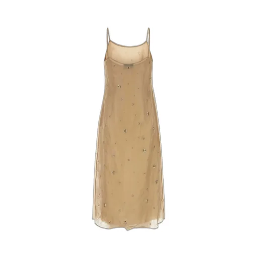 Prada Square Neck Strapped Dress