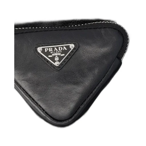 Prada Logo Pouch-Detailed Gloves