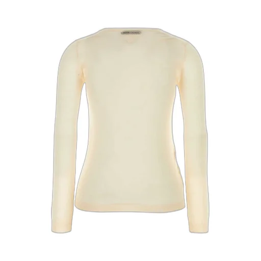 Prada Long-Sleeved Crewneck Knitted Top