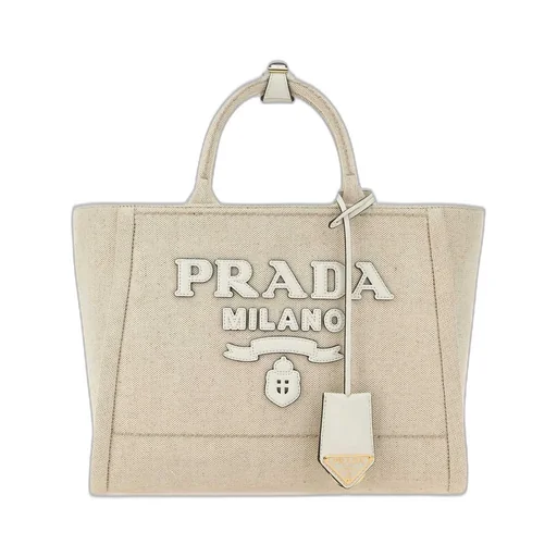 Prada Logo-Detailed Tote Bag