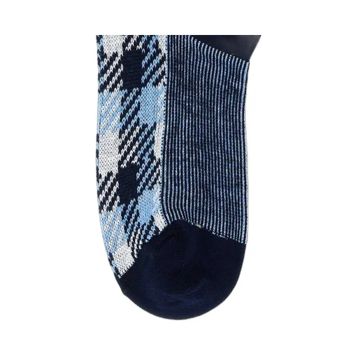 Prada Triangle-Logo Houndstooth Pattern Knitted Socks