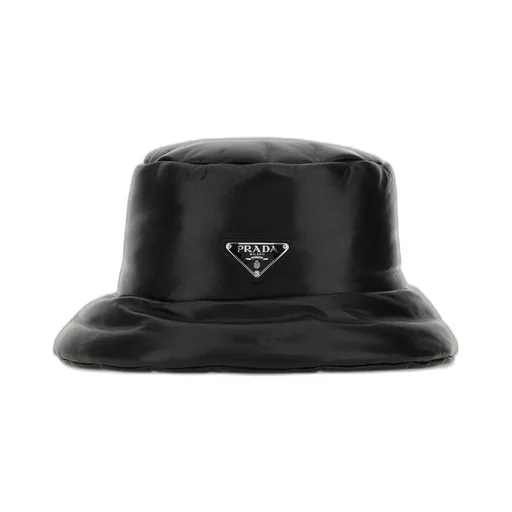 Prada Logo-Enamelled Padded Designed Bucket Hat