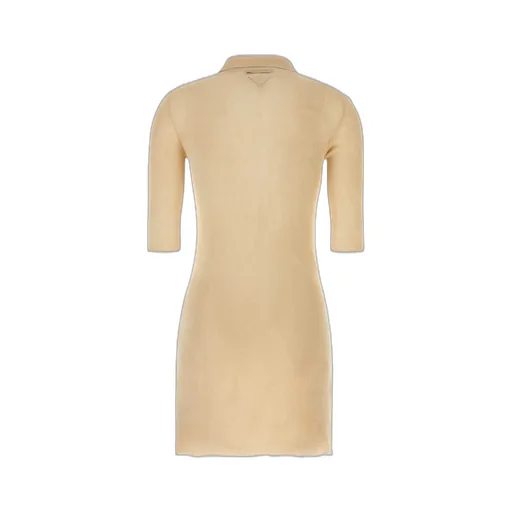 Prada Short-Sleeved Knitted Mini Dress