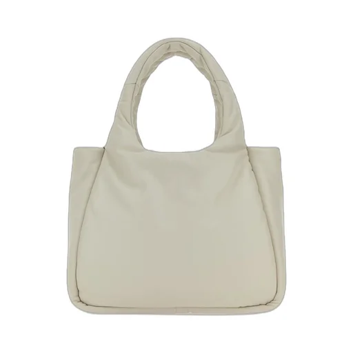 Prada Logo Plaque Top Handle Tote Bag