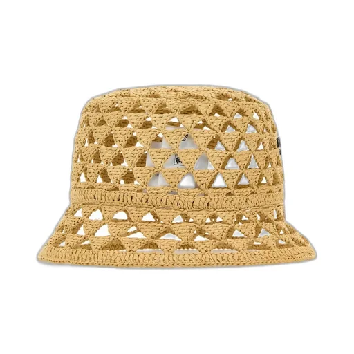 Prada Logo-Embroidered Perforated Detailed Bucket Hat