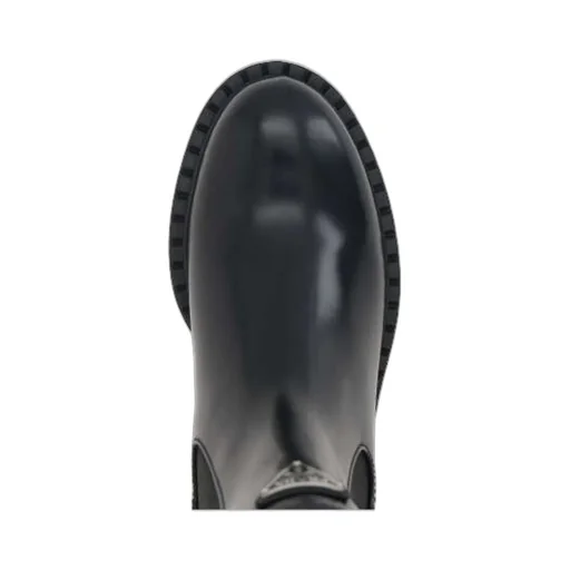 Prada Round-Toe Ankle Boots