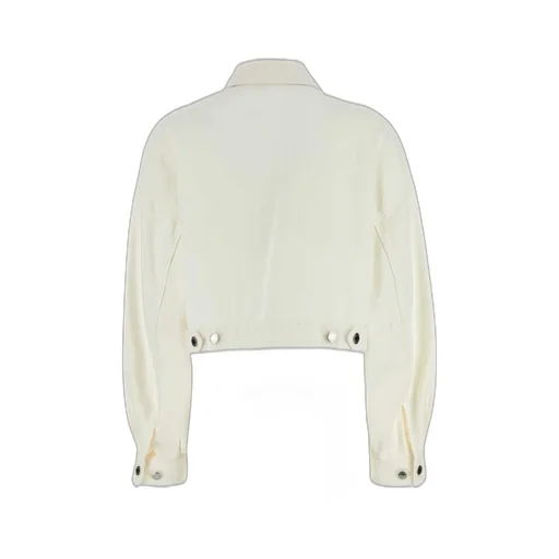 Prada Zipped Cropped Denim Jacket