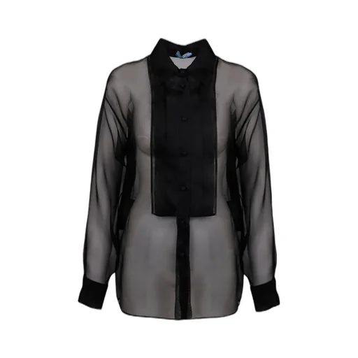 Prada See-Through Long-Sleeved Shirt