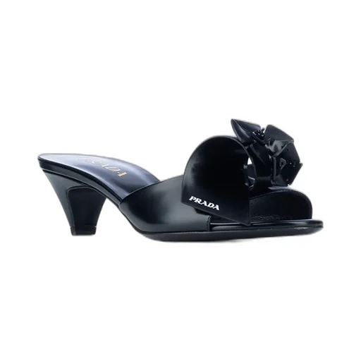 Prada Low-Heeled Slip-On Sandals