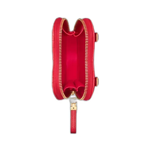 Dior Caro Heart Pouch With Chain