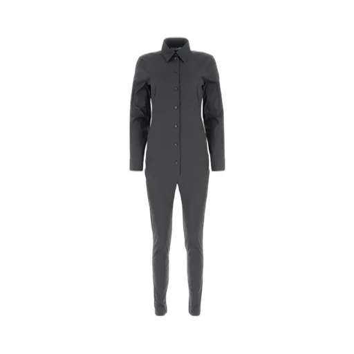 Prada Logo Patch Long-Sleeved Jumpsuit