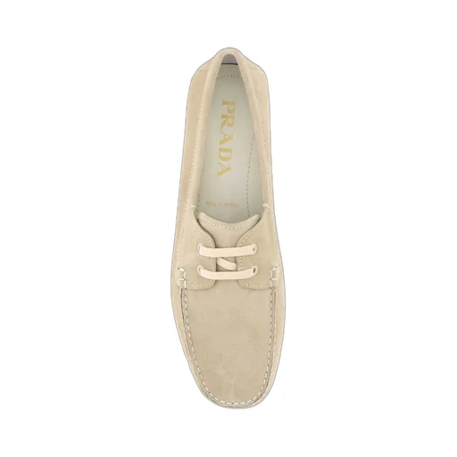 Prada Round-Toe Driving Shoes