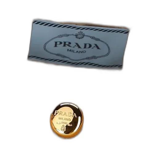 Prada Crewneck Button-Up Long Coat