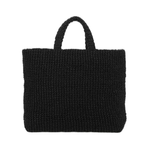 Prada Logo-Embroidered Large Tote Bag