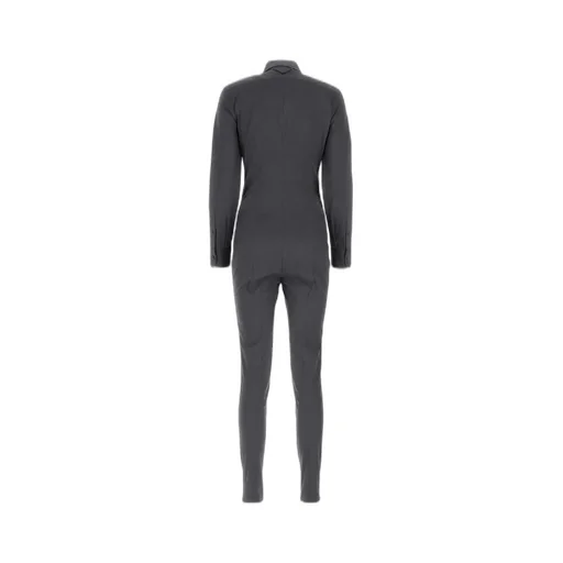 Prada Logo Patch Long-Sleeved Jumpsuit