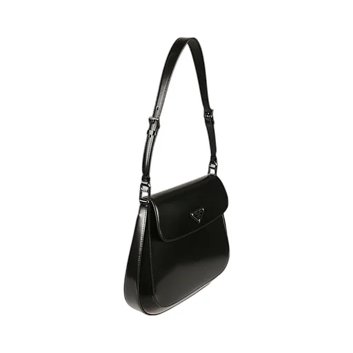 Prada Logo Plaque Shoulder Bag