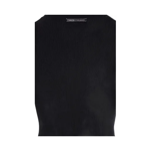 Prada Ribbed Button-Up Cardigan