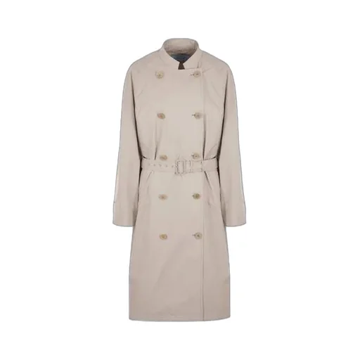 Prada Double-Breasted Belted Trench Coat