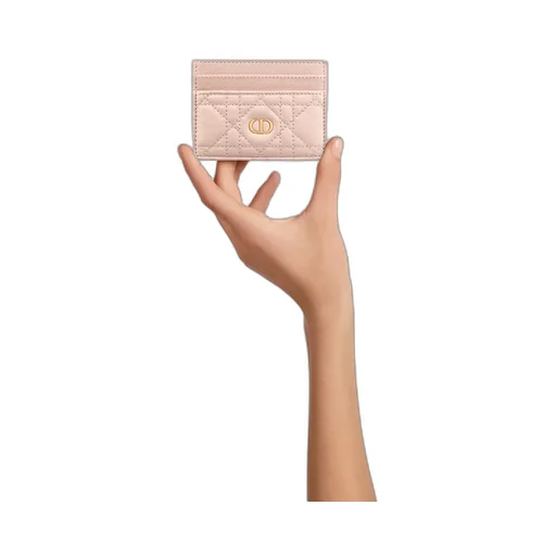 Dior Caro Freesia Card Holder