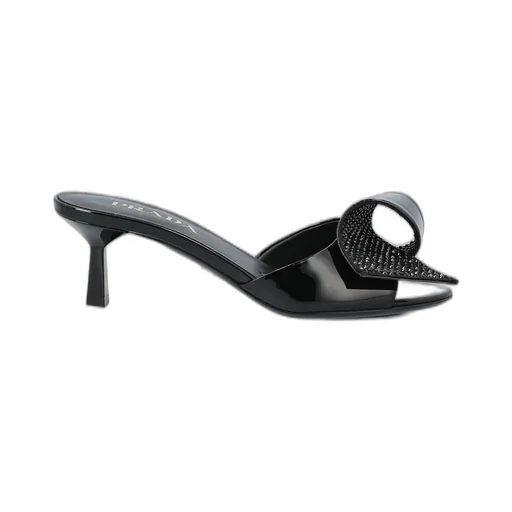 Prada Embellished Slip-On Sandals