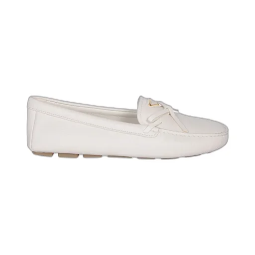 Prada Triangle-Logo Slip-On Loafers